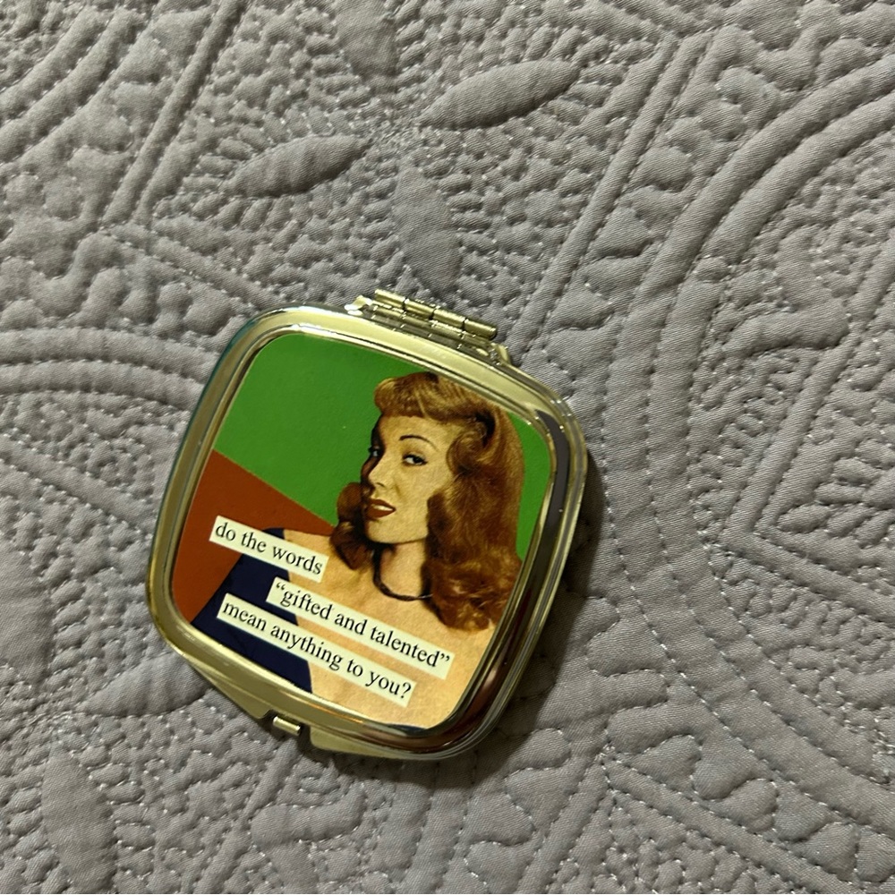 Anne Taintor double mirror compact NWT